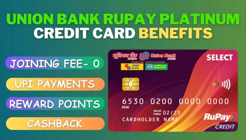 Union Bank Rupay Platinum Credit Card Benefits In Hindi